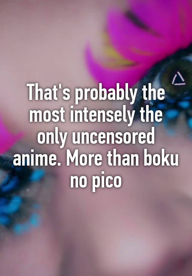 Boku No Pico Not Censored